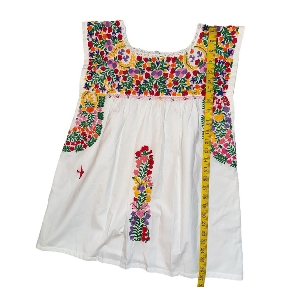 ▶️ Mi Golondrina ◀️ Arroyo De Flores Blusa small - Picture 5 of 16